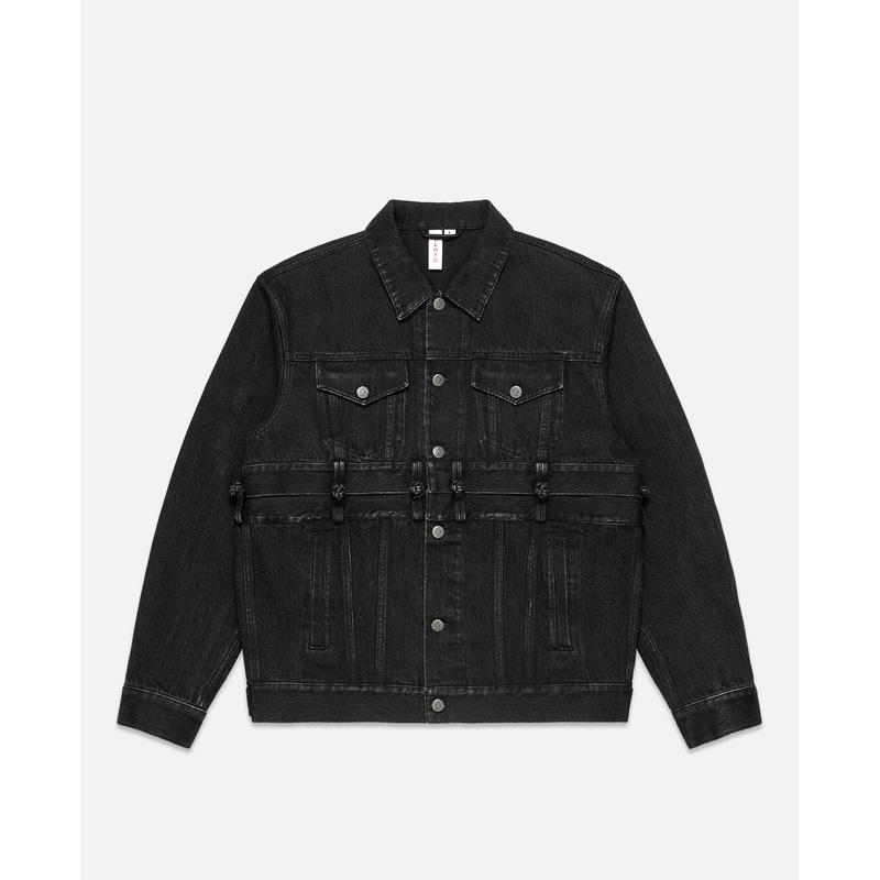 Detachable Denim Jacket (Black)