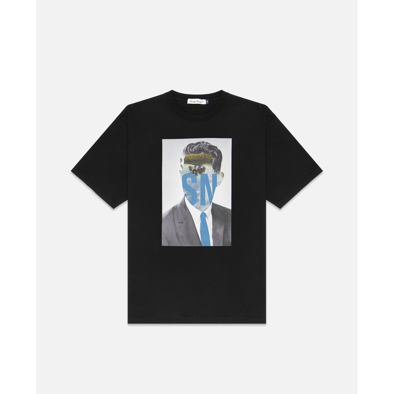 Face Print T-Shirt (Black)