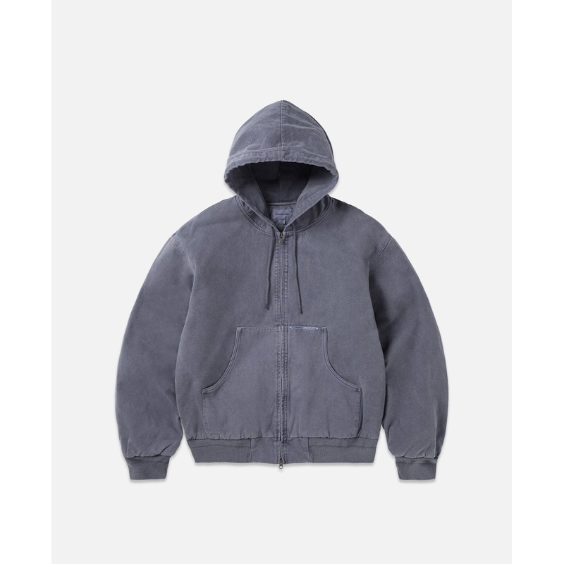 Overdyed Hooded Jacket (Purple)