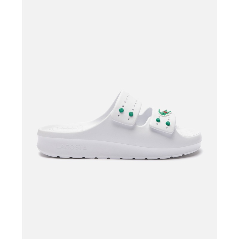 Serve Strap Slippers (White)