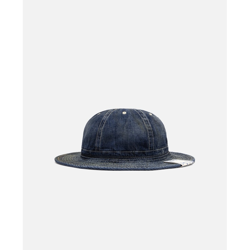 Vintage Denim Fatigue Hat (Blue)