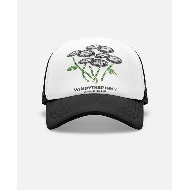 VTP Flower Trucker Hat (Black)