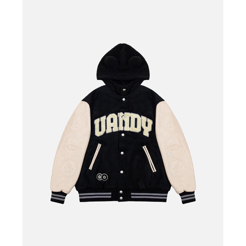 Animal Varsity Jacket (Black)