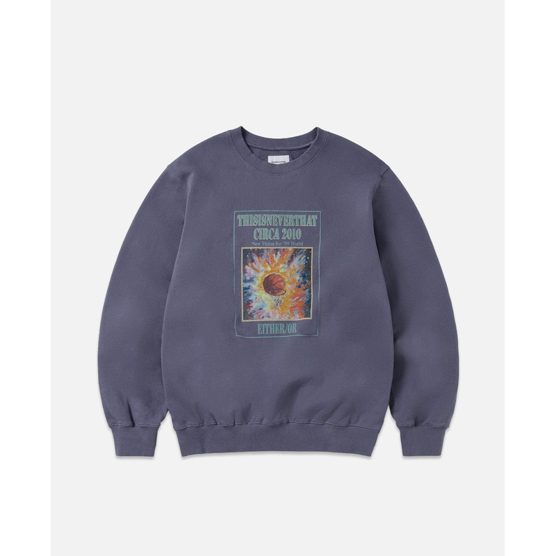 Basketball Hoop Crewneck (Purple)