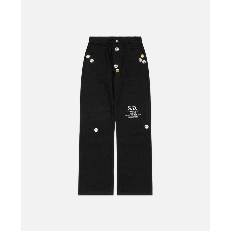 Bottle Cap Pants.1 (Black)