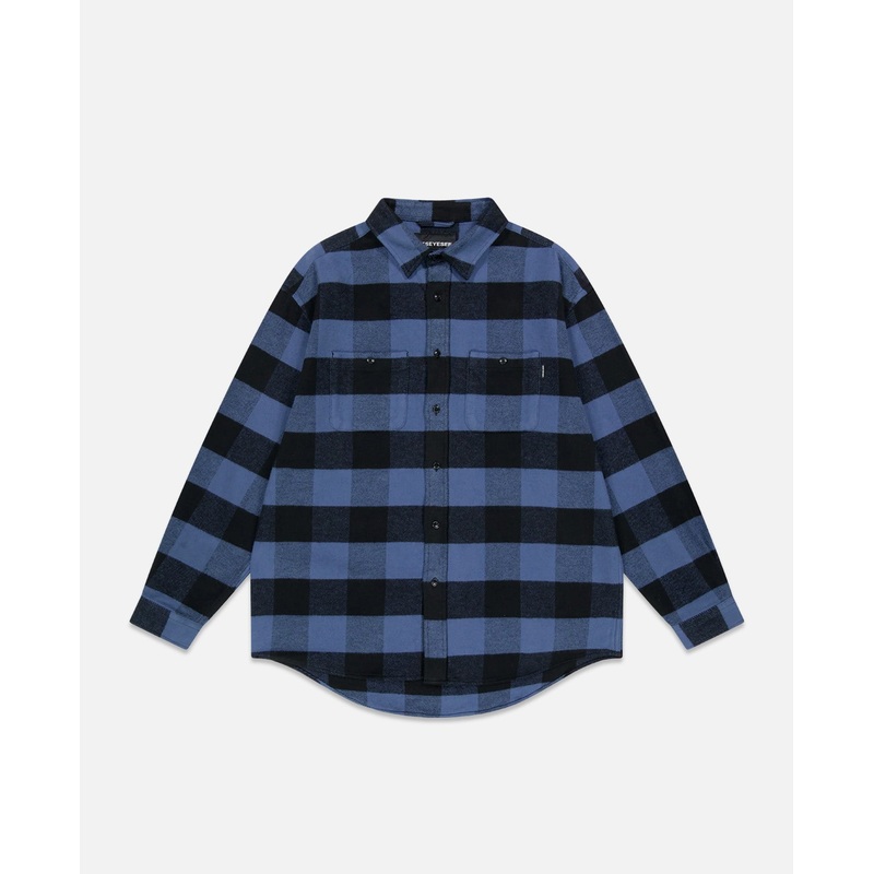 Buffalo Check Shirt (Navy)