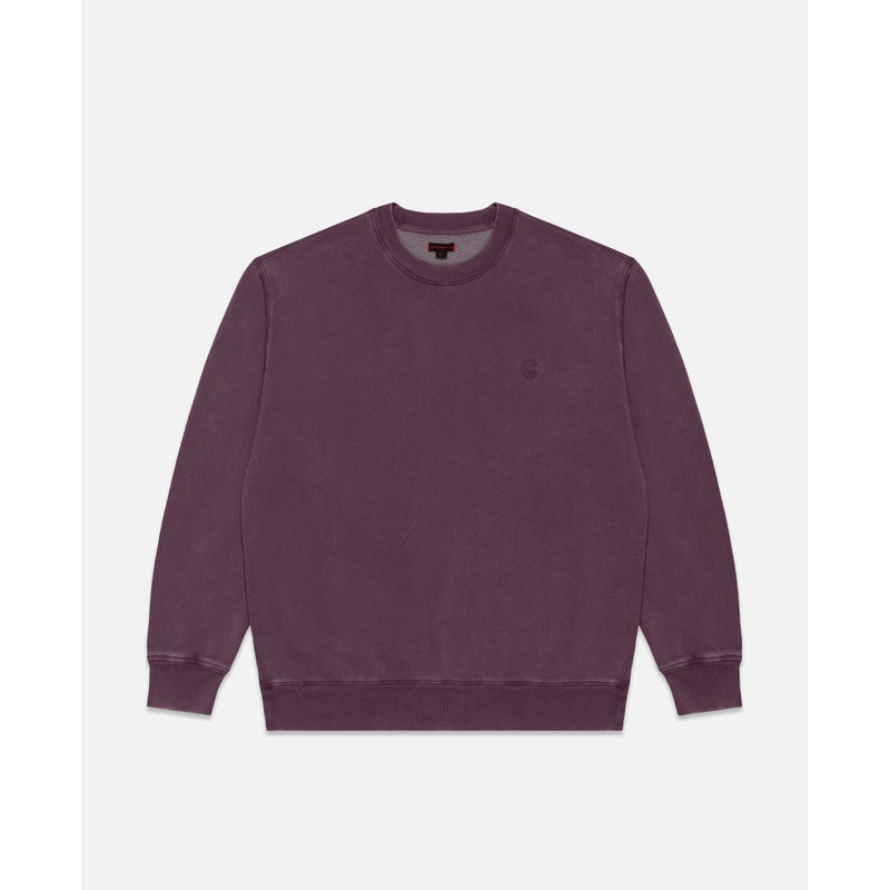 CLOT Washed Logo Sweatshirt (Burgundy)