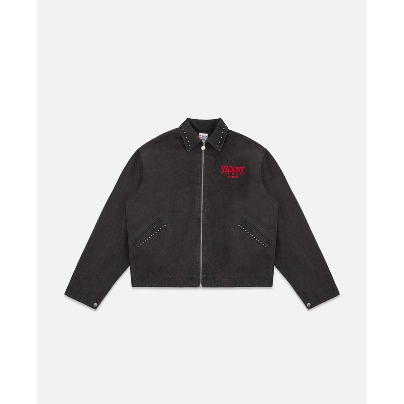 Detroit Studded Work Jacket (Black)