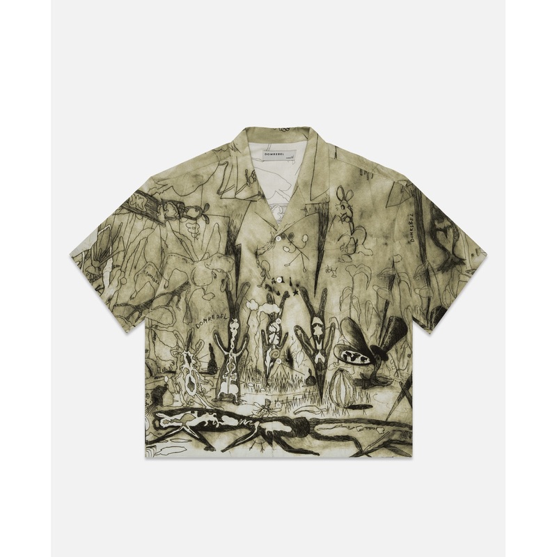 Elysium Camp Collar Shirt (Beige)