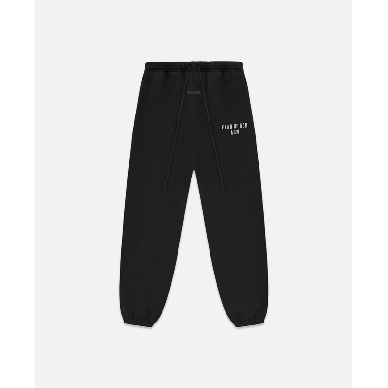 Heavy Fleece Essential Sweatpants (Black)