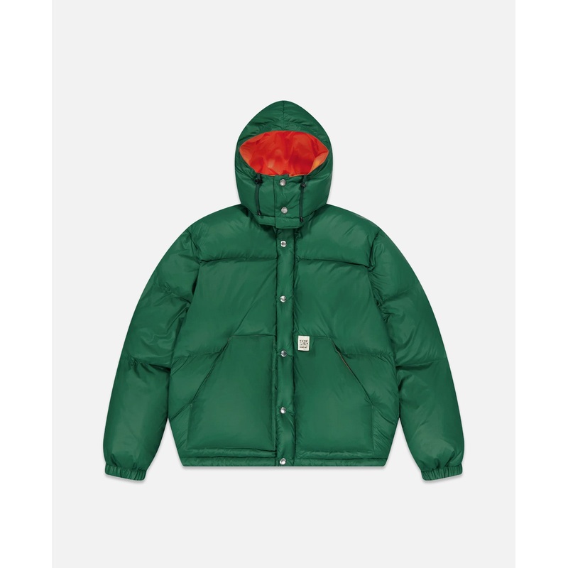 Hooded Down Jacket (Green)