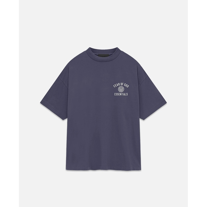 Jersey Crewneck T-Shirt (Navy)