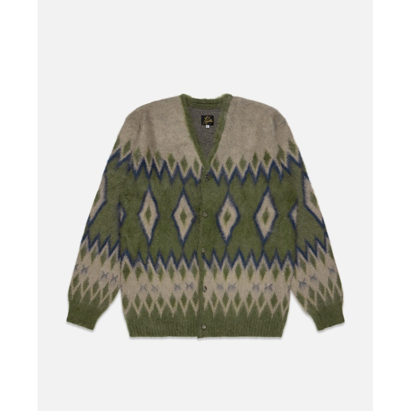 Mohair Cardigan (Olive)