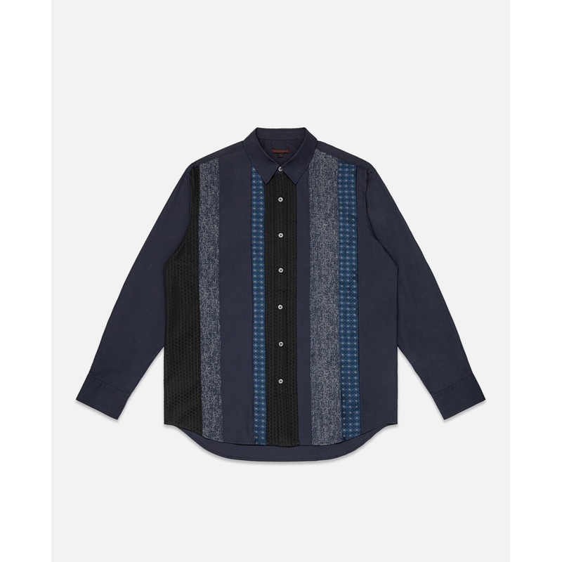 Multi Pattern Shirt (Navy)