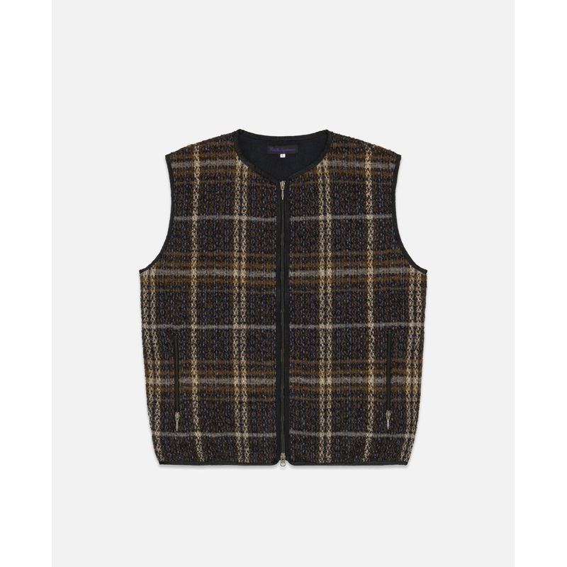 Sportswear W.U. Piping Vest (Brown)