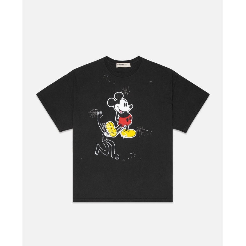 Vintage Mickey T-Shirt (Black)
