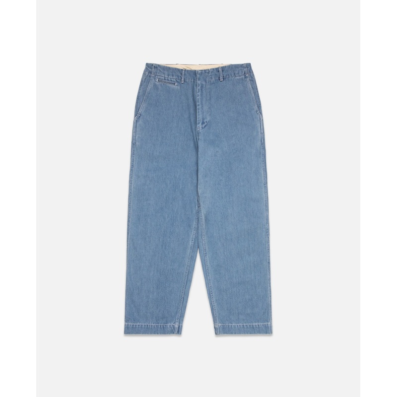 Wide Denim Pants (Blue)