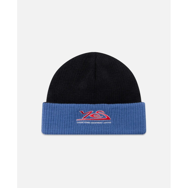 Y. E.S Reversible Beanie (Black)