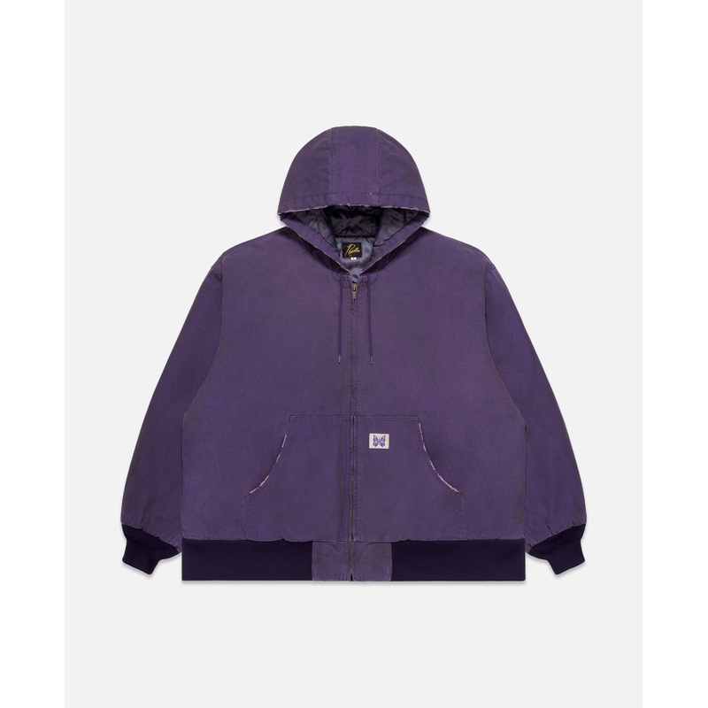 Zipped Work Hoodie (Purple)