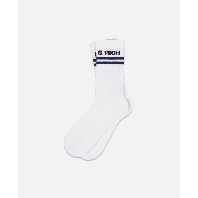Bold Logo Socks (White)