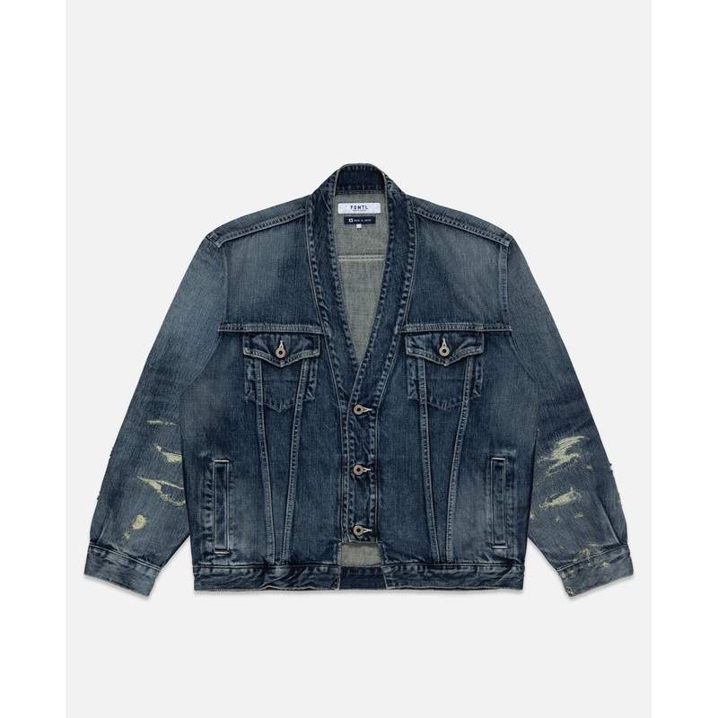 Denim Haori Jacket 5yr Wash (Blue)