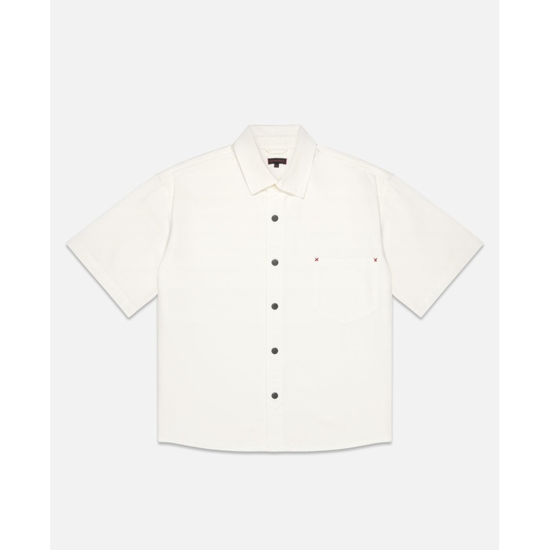 Denim Shirt (White)