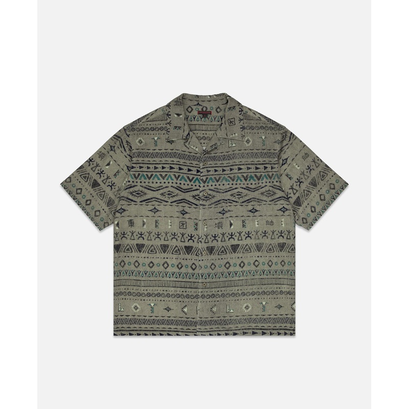 Hawaiian Tribal Shirt (Beige)