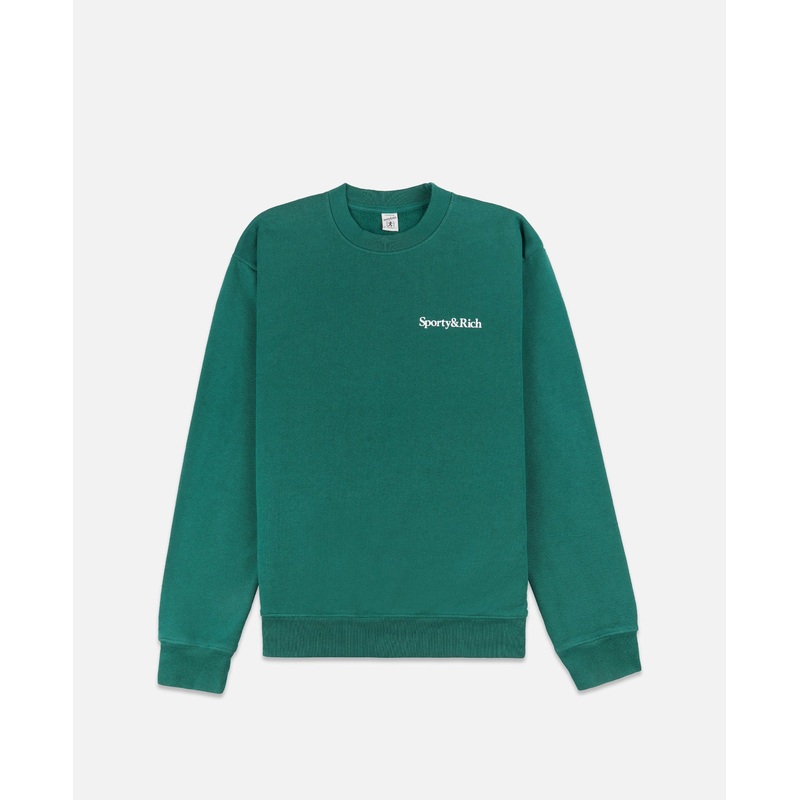 Health Is Wealth Crewneck (Green)
