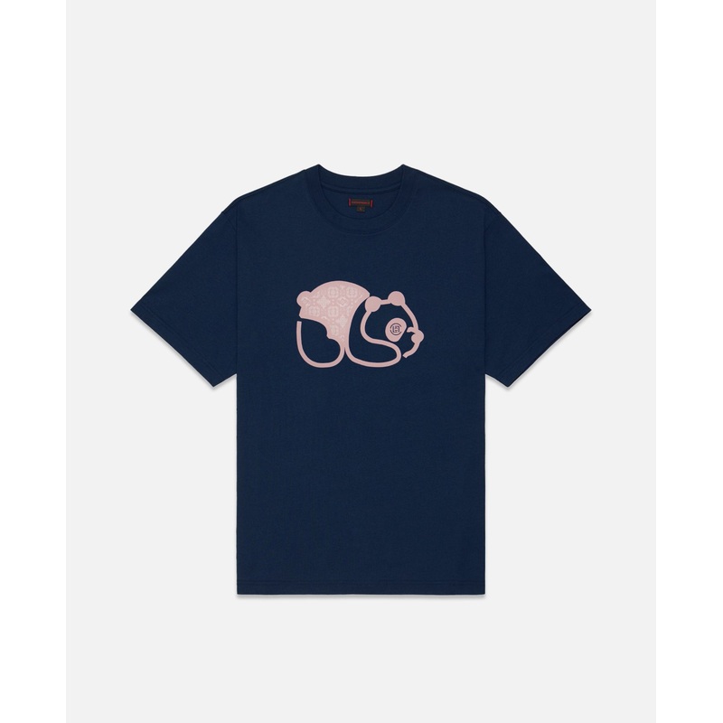 Silk Panda T-Shirt (Navy)