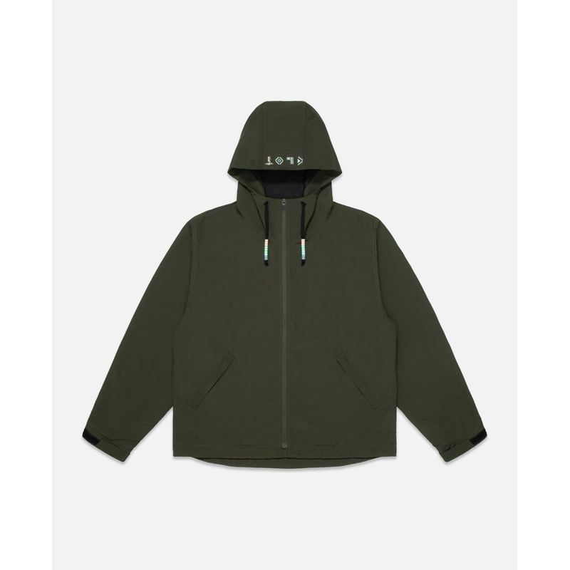 Zip-Up Wind Parker (Olive)