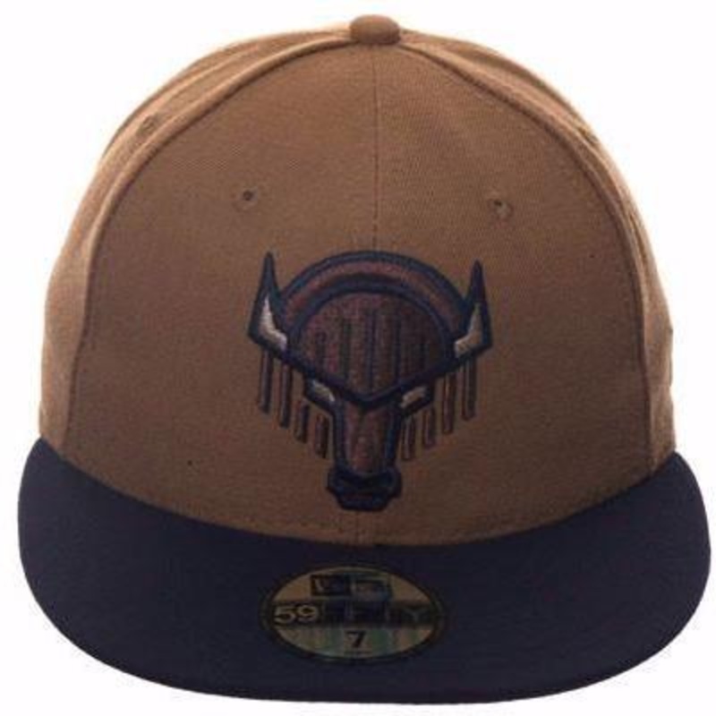 New Era 59Fifty Thrill SFBison Fitted Hat - Tan, Navy