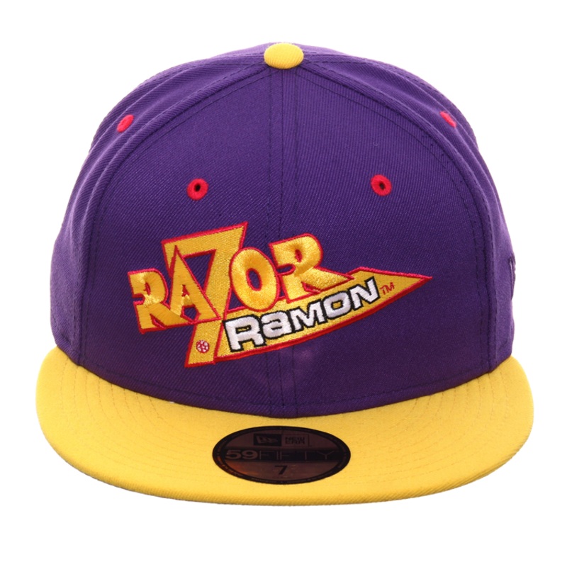 WWE New Era 59Fifty Razor Ramon Hat - 2T Purple, Yellow
