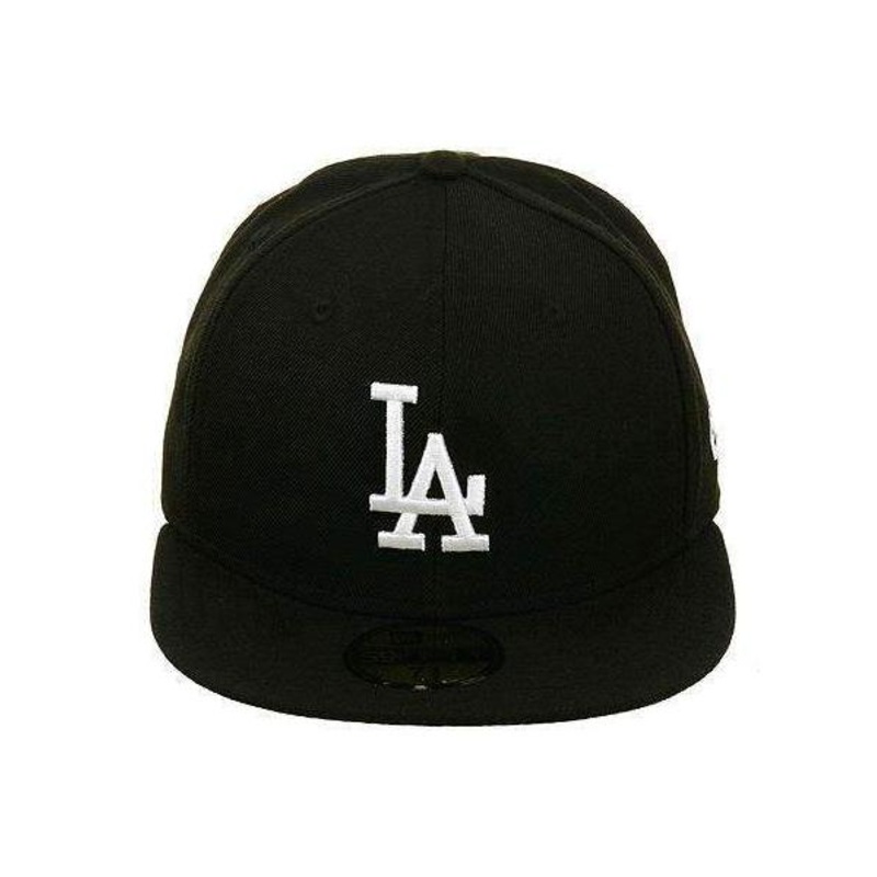 New Era 59Fifty Los Angeles Dodgers Hat - Black, White