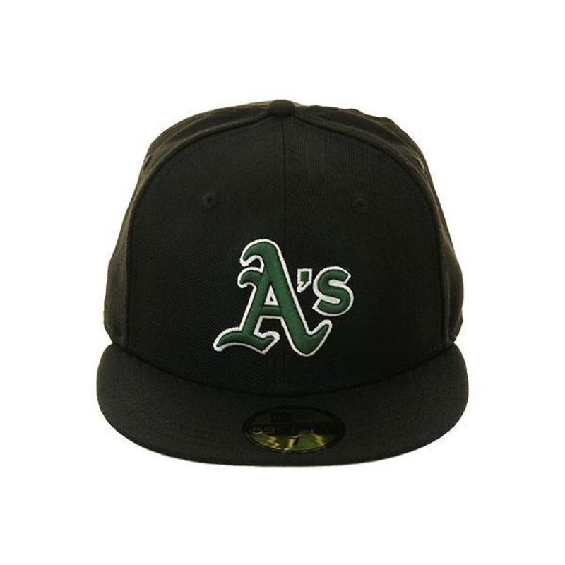 New Era 59Fifty Oakland Athletics Retro Hat - Black, Green, White