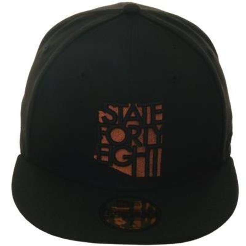 Exclusive New Era 59Fifty State Forty Eight Classic Hat - Black, Copper