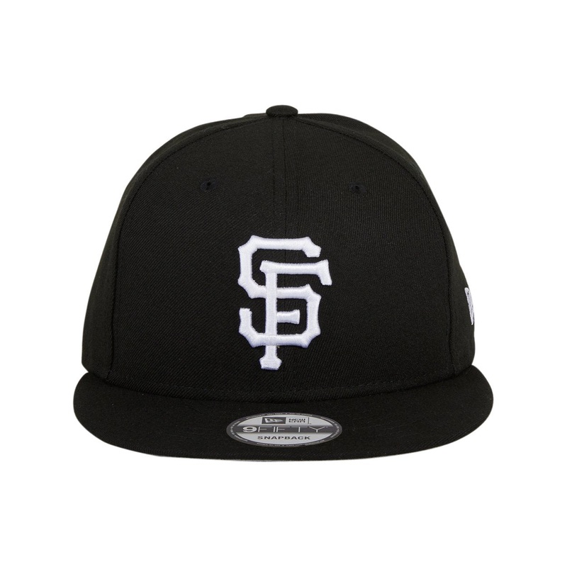 New Era 9Fifty San Francisco Giants Snapback Hat - Black, White