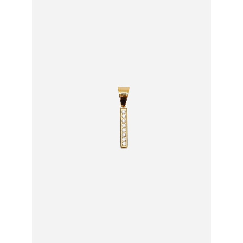 Diamond Gold Letter I Pendant