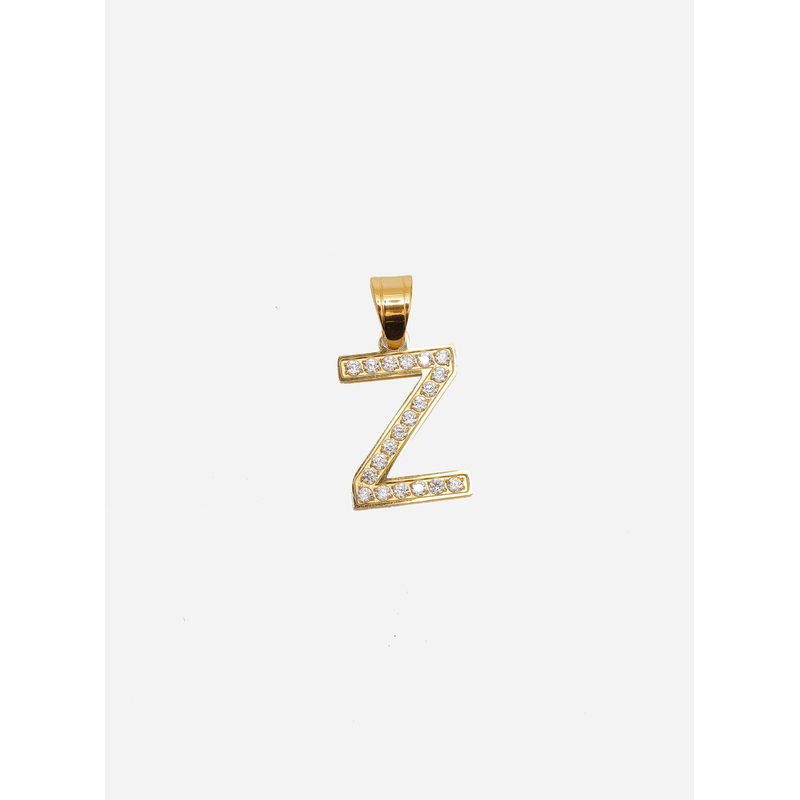 Diamond Gold Letter Z Pendant
