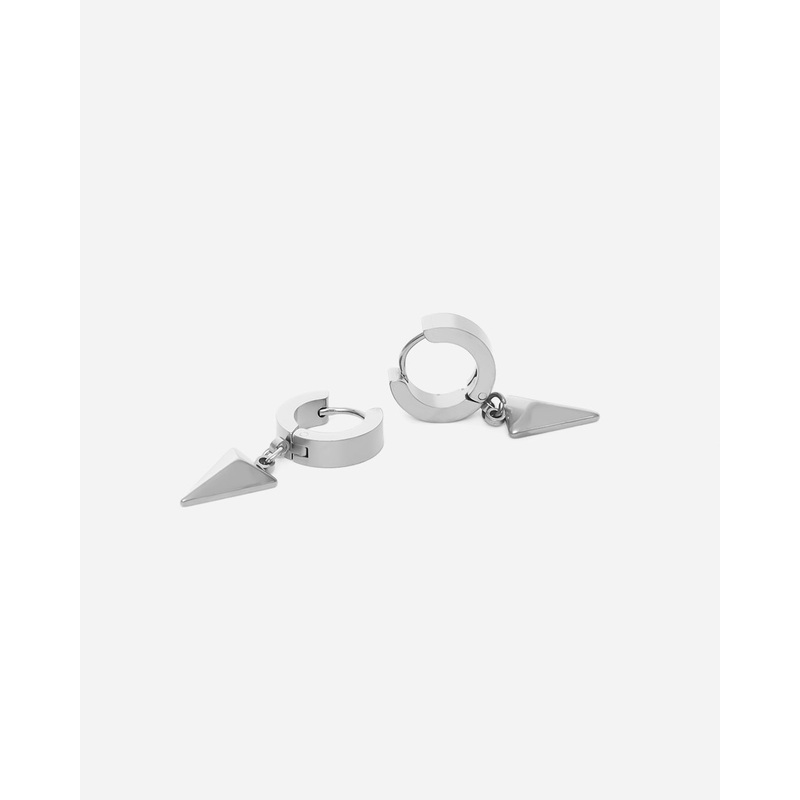 GD Triangle Punk Huggie Hoop Dangle Drop Earrings