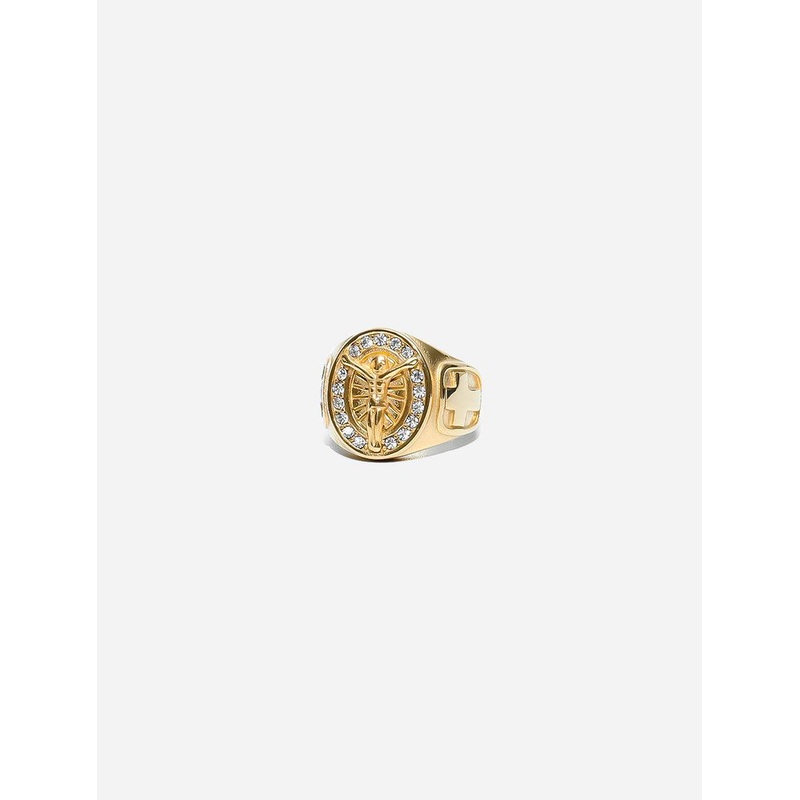 GD Zircon Cubic Cross Ring