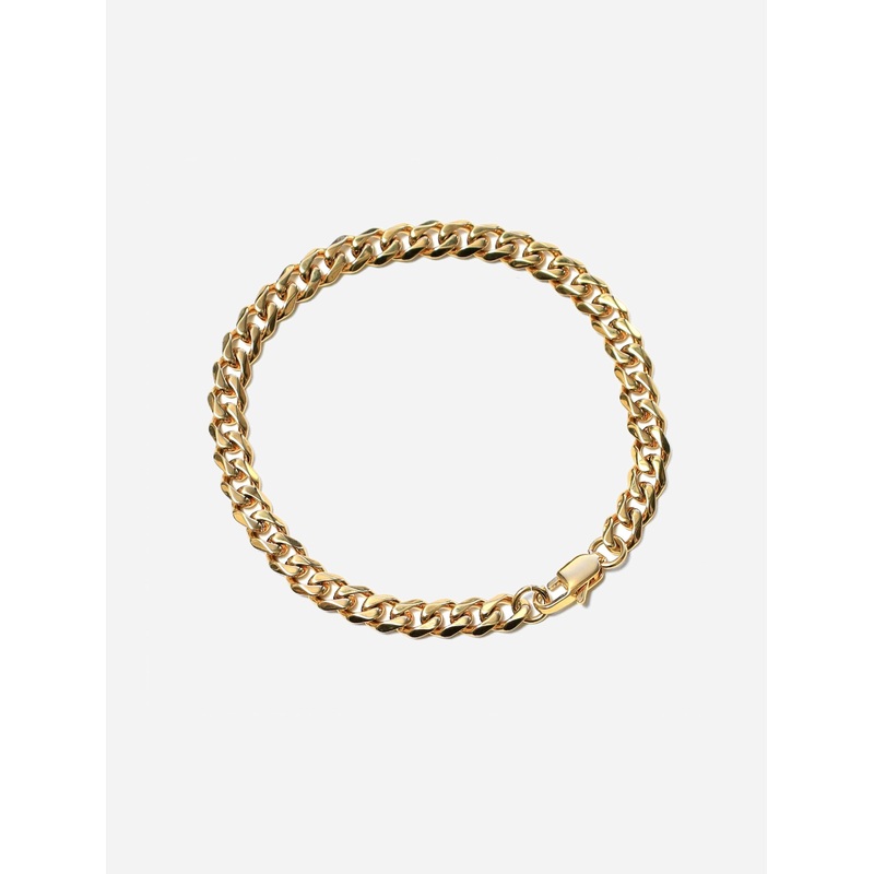 Gracias Dios Cuban Link 9 7mm Bracelet