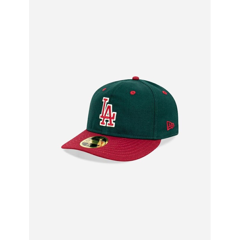 Los Angeles Dodgers Dark Green Cardinal Retro Crown 59FIFTY Fitted