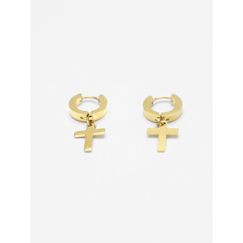 Mini Cross Earring