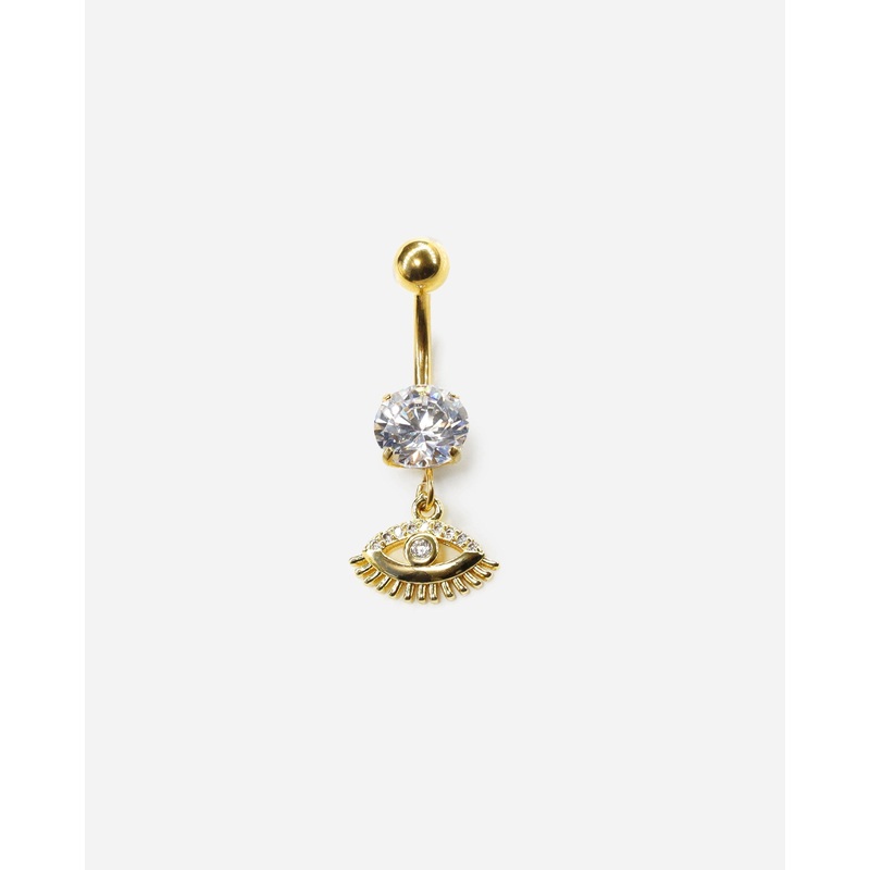Piercing Evil Eye Belly Button Ring
