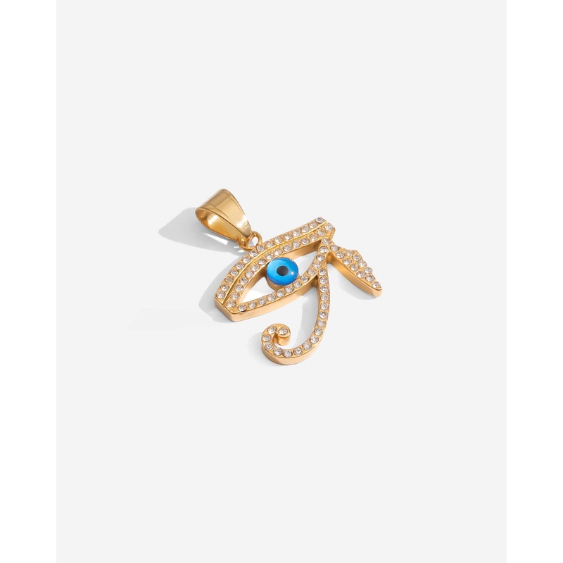 GD Eye of Horus Cubic Zirconia Pendant Gold Plated