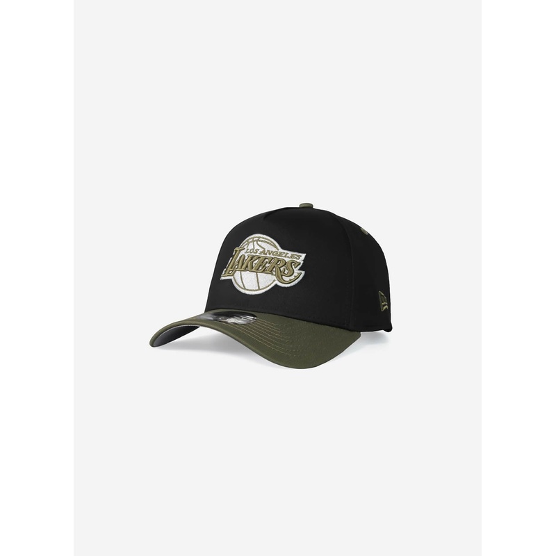 Los Angeles Lakers Black Olive 9Forty A-Frame Snapback