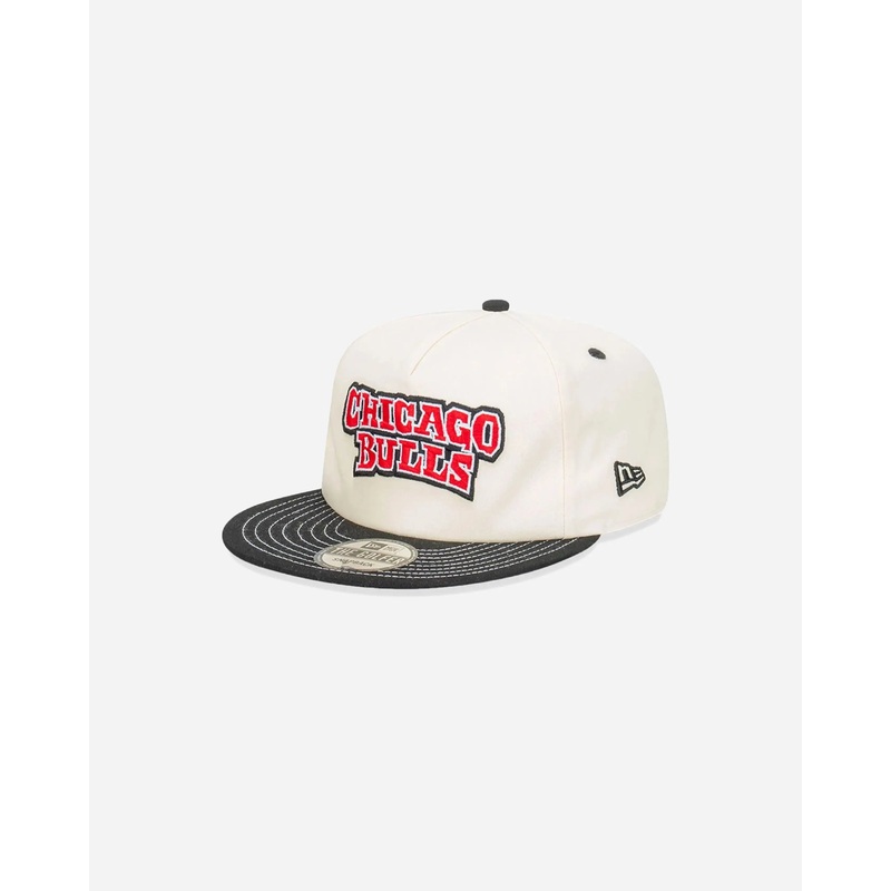 Chicago Bulls Cut N Paste White Golfer Snapback Adjustable Cap