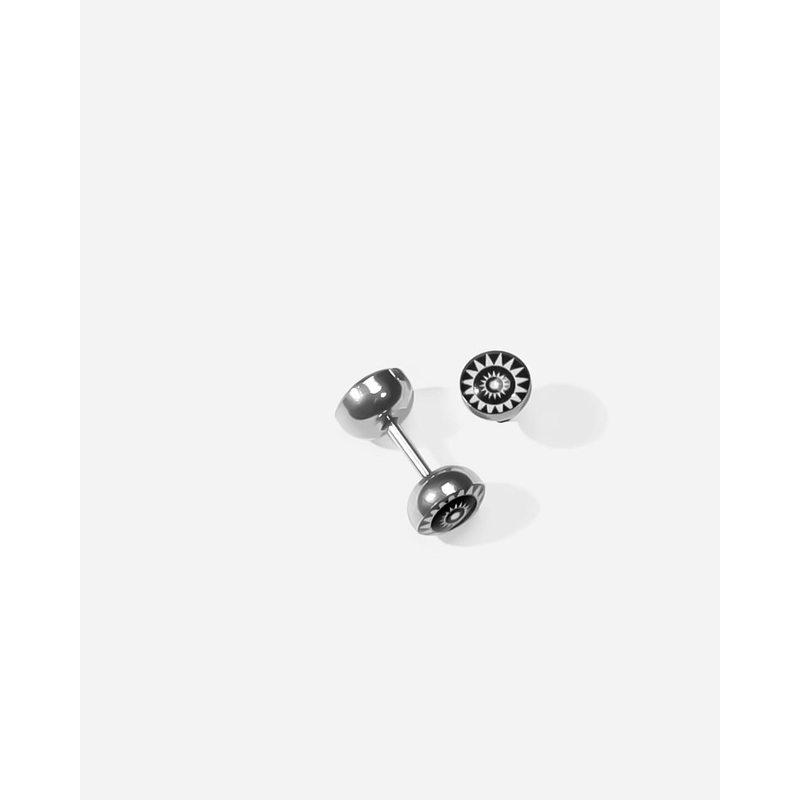 GD Dumbbell Earrings Stainless Steel