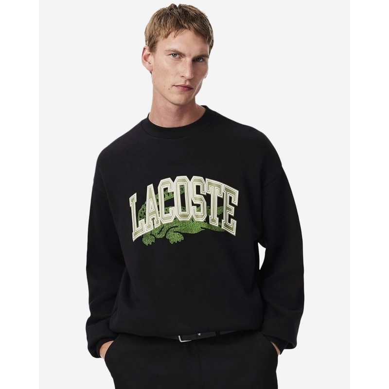 Lacoste Fall Log Crew Neck Sweatshirt