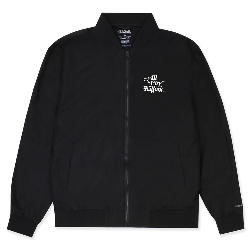 ACK BOMBER JACKET - BLACK